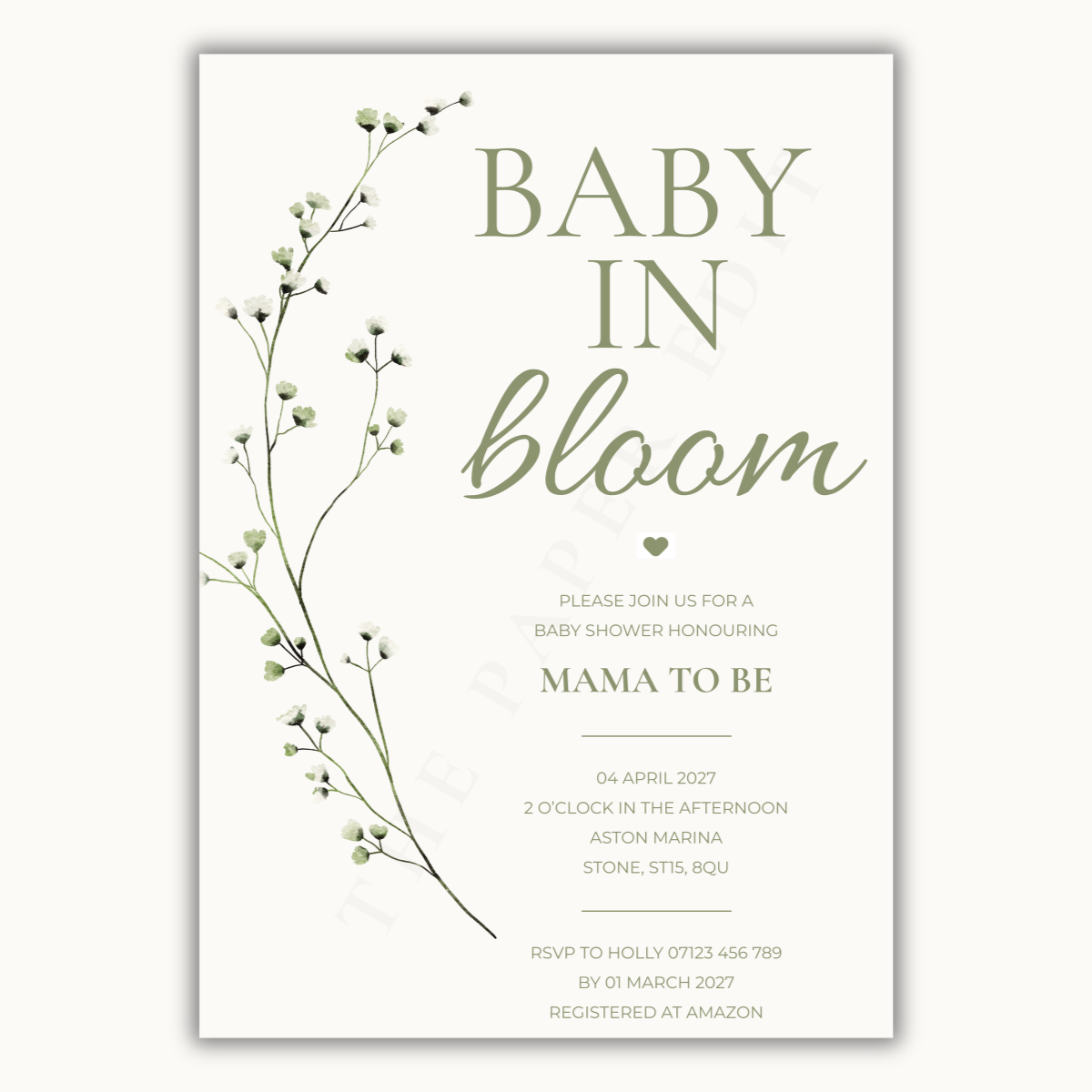 BABY IN BLOOM