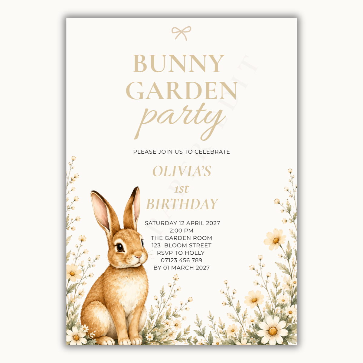 BUNNY GARDEN PARTY
